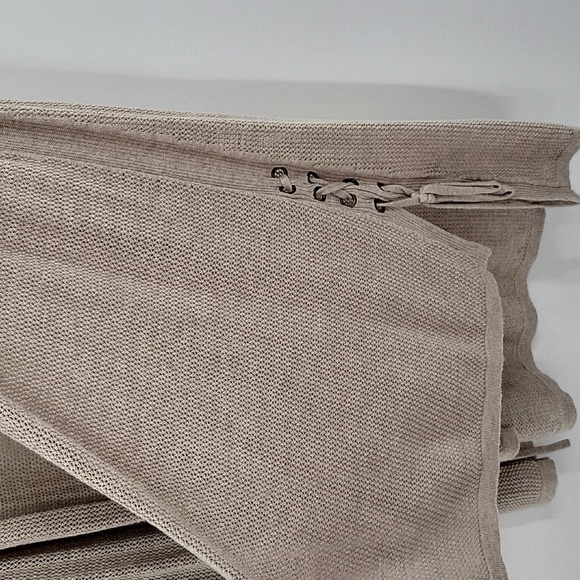 Lane Bryant Tan Knit Long Vest - Picture 15 of 16